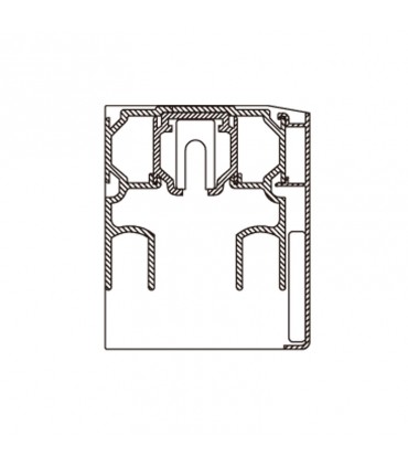 Perfil superior para vidrio fijo + perfil superior + perfil superior para vidrio fijo + tapeta