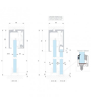 SV - X70 Montaje a techo