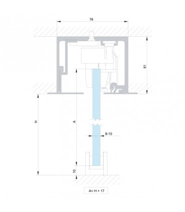 SV - X70 Montaje a falso techo