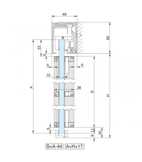 SV - X70 Montaje a pared
