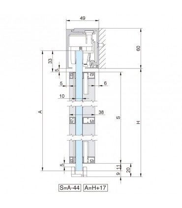SV - X70 Montaje a pared