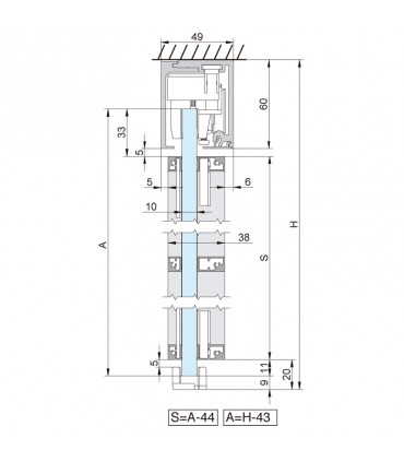 SV - X70 Montaje a techo