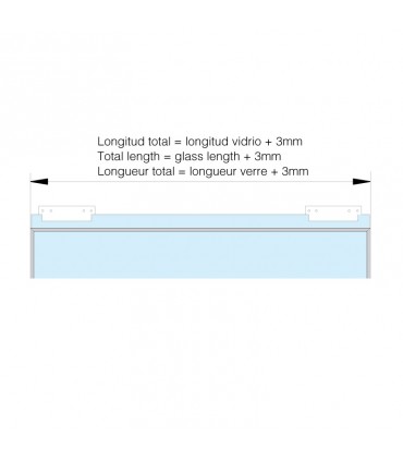 SV - X70 Montaje a pared de vidrio