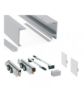 Kit vidrio fijo doble freno retenedor