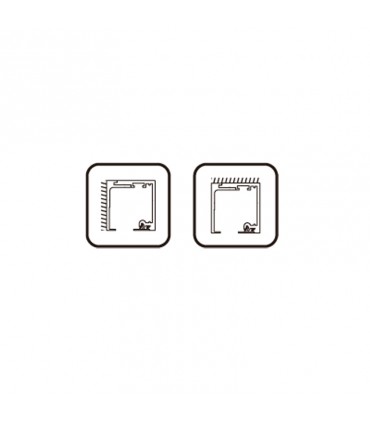 Conjunto perfil superior corredero