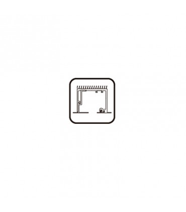 Conjunto perfil superior falso techo