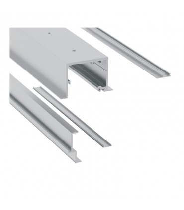 Conjunto perfil superior corredero falso techo