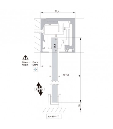 SV - X150 Montaje a pared