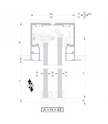 SV - T-PRO falso techo