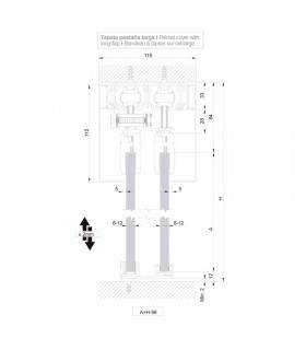 SV - T PROGRESIVA SINCRO 2+2 hojas techo