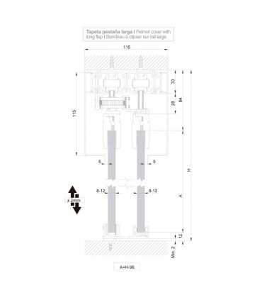 SV - T PROGRESIVA SINCRO 2+2 hojas techo