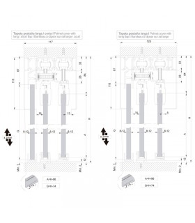 SV - T PROGRESIVA 2 hoja techo vidrio fijo