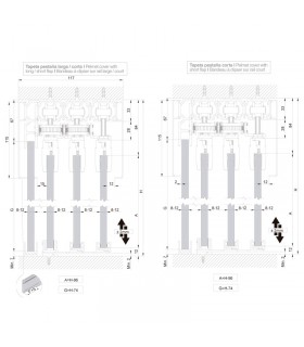 SV - T PROGRESIVA 3 hojas techo vidrio fijo