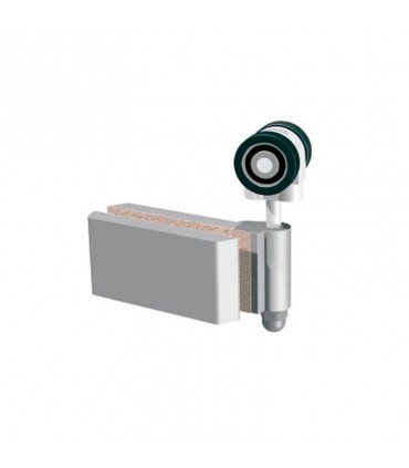 Roldana final bisagra rodamiento simple