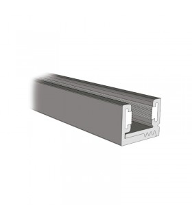 Perfil inferior Alum. Burlete