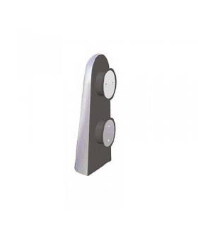 Herraje inferior Batiente Inox oval