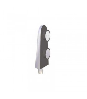 Pivote superior batiente inox oval
