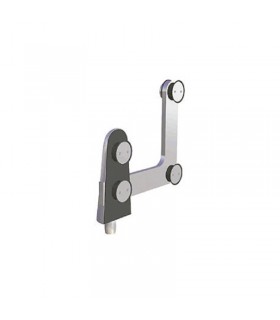 Conector superior batiente inox oval