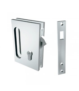 Cerradura aluminio c/gancho