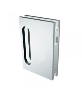 Cerradura vidrio aluminio