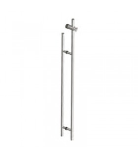 Tirador con cerradura inox