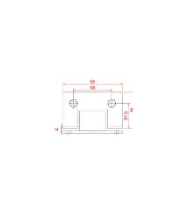 BISAGRA SIMPLE CENTRADA