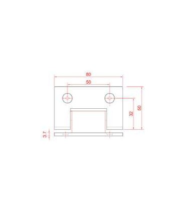 BISAGRA SIMPLE CENTRADA