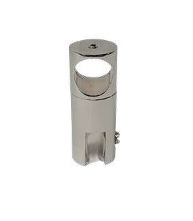 CONECTOR TUBO VIDRIO PASANTE AJUSTABLE