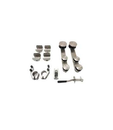 KIT COMPLETO DE PUERTA CORREDERA INOX