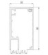 KIT COMPLETO PUERTA CORREDERA ALUMINIO CON SOFTCLOSE