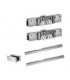 KIT COMPLETO FIJO+PUERTA CORREDERA ALUMINIO CON SOFTCLOSE