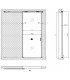 KIT COMPLETO FIJO+PUERTA CORREDERA ALUMINIO CON SOFTCLOSE