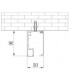 KIT COMPLETO FIJO+PUERTA CORREDERA ALUMINIO CON SOFTCLOSE