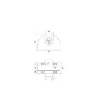 CERRADURA CON GANCHO ECO