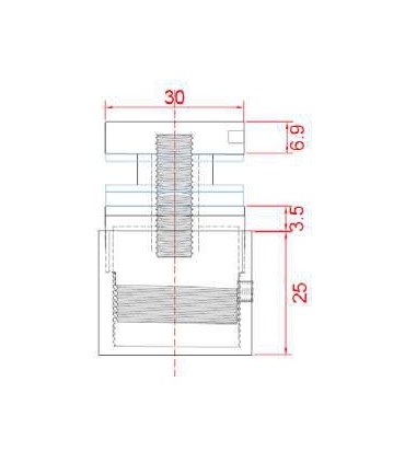 DISTANCIADOR BOTÓN REGULABLE