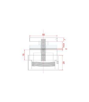 DISTANCIADOR BOTÓN REGULABLE